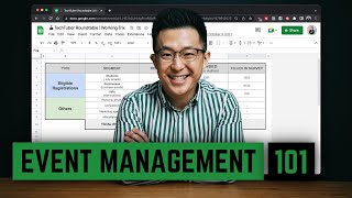 Intro to Event Planning amp Management with Google Sheets [upl. by Ettelracs664]