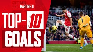 Ranking Gabriel Martinellis Top 10 Goals for Arsenal [upl. by Islean479]