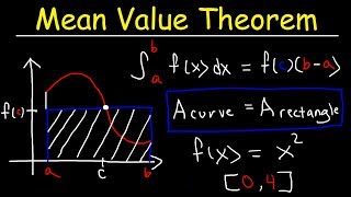 Mean Value Theorem For Integrals [upl. by Reagan]