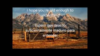 Kenny Rogers  The coward of the county Lyrics Letra Subtitulado Español Ingles [upl. by Rochester]