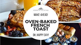 The best OVENBAKED FRENCH TOAST recipe [upl. by Chauncey230]