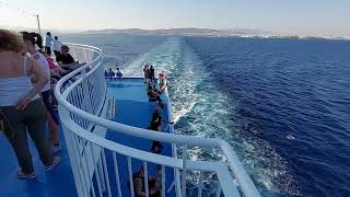 Αριάδνη Hellenic Seaways Αναχώρηση από τον Πειραιά  Ariadne Departure from Piraeus [upl. by Airamat894]