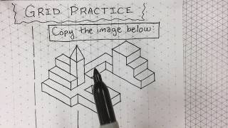 Beginner Isometric Drawing Tutorial [upl. by Zsazsa]