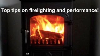 How to light the perfect fire in a wood burning stove Using my special inverted V technique [upl. by Aehsal]