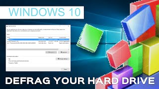 How To Use Disk Defragment Tool In Windows 10 [upl. by Notnirt]