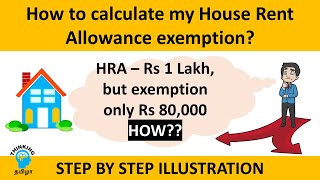 How to calculate House Rent AllowanceHRA income tax exemption  HRA  Income tax in Tamil [upl. by Hiett]