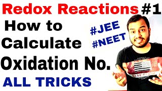 Class 11 chap 8  Redox Reactions 01  How to Find Oxidation Number Methods n Tricks JEE MAINSNEET [upl. by Omiseno]