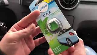 Febreze Spring Awakening Fragrance Car Air Freshener 2 ml unboxing and instructions [upl. by Enilrahc]