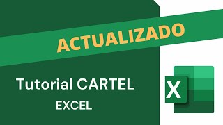 Hacer un cartel con excel ACTUALIZADO en la descripción [upl. by Rosenberg]