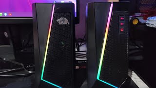 REDRAGON ANVIL GS520 RGB SPEAKER [upl. by Ynnig927]