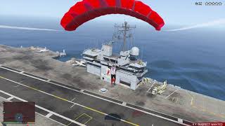 GTA 5  Aircraft Carrier Raid  Six Star Escape RDE 311 [upl. by Surazal]