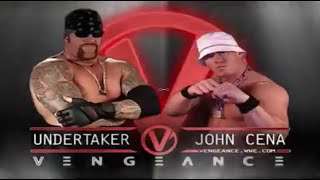 The Undertaker vs John Cena Vengeance 2003 HIGHLIGHTS [upl. by Claudie]