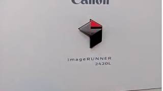 Canon imageRUNNER 2420l  AllinOne Printer  Demo [upl. by Youngran]