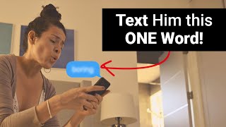 📱💬Text Him This ONE WORD to Get His Attention Matthew Hussey Get The Guy [upl. by Emmott]