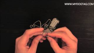 How to assemble dogtags [upl. by Pam]