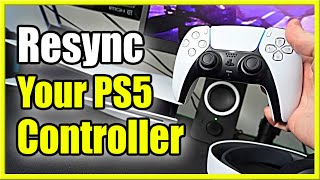 How to RESYNC PS5 Controller to PS5 amp Fix Wont Connect again 3 Methods [upl. by Aliak]