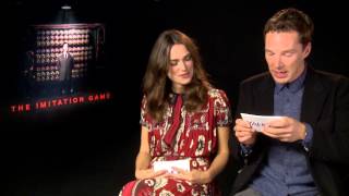 Benedict Cumberbatch amp Keira Knightley FUNNY INTERVIEW [upl. by Johppa]