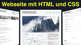 HTML und CSS Tutorial für Anfänger  Eigene Webseite erstellen [upl. by Eejan]