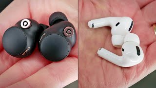 Sony WF1000XM4 vs AirPods Pro 1 month later [upl. by Anelak]