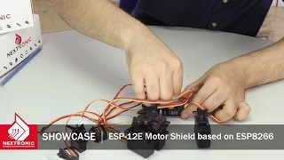 SHOWCASE  ESP12E Motor Shield based on ESP8266 [upl. by Thgiled]