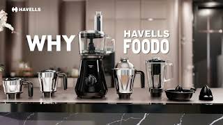 Havells Foodo Mixer Grinder amp Food Processor [upl. by Anavoig]