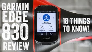 Garmin Edge 830 Review 18 New Things To Know [upl. by Snowman422]