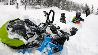 Best Snowmobiling Mont Valin Quebec 2020 Backcountry  SkiDoo Hors Piste  4 Season Bros [upl. by Valentin374]