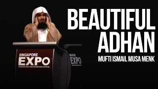 Beautiful Adhan Call to Prayer  Mufti Menk ᴴᴰ [upl. by Yank]