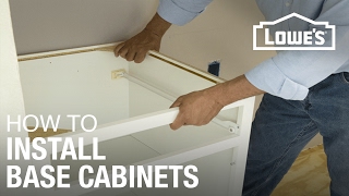 How to Install Base Cabinets [upl. by Nnylacissej]