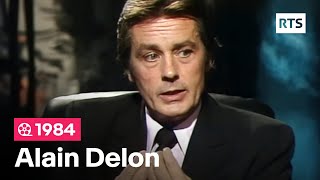 Gros plan sur Alain Delon 1984 [upl. by Lacram572]