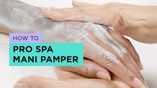 Spa Manicure with OPI ProSpa Tutorial [upl. by Ynnol]