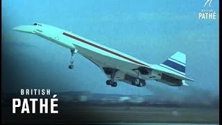 Concorde TakeOff 1969 [upl. by Nylinnej]