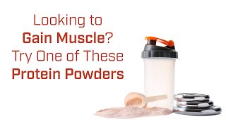 How To Choose The Best Protein Powders For Gaining Muscle [upl. by Lail]