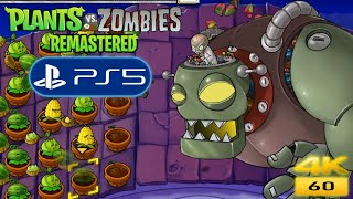 Plants vs Zombies PS5 Remastered Gameplay 4K 60FPS [upl. by Seel]