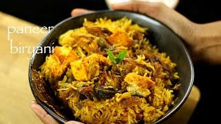 paneer biryani recipe  easy paneer biryani recipe [upl. by Chlo202]