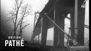 New Forth Bridge Under Construction 1963 [upl. by Strang]