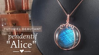 tutoriel pendentif débutant [upl. by Hatfield]