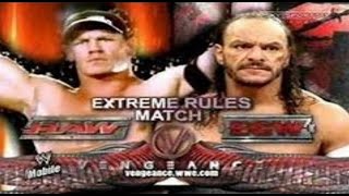 John Cena vs Sabu Vengeance 2006 Highlights HQ [upl. by Orrin208]