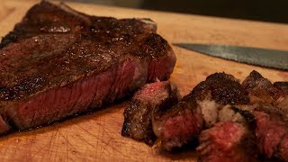 Cooking Steak With a Cast Iron Skillet [upl. by Marquardt]