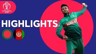 Shakib gets 5for and 50  Bangladesh v Afghanistan  Match Highlights  ICC Cricket World Cup 2019 [upl. by Lumpkin]