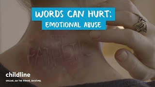 Words Can Hurt  Emotional Abuse  Childline [upl. by Gilleod]