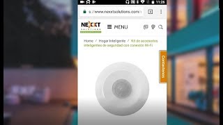 Nexxt Solutions  Configurar sensor inteligente en la aplicación Nexxt Home [upl. by Agemo988]