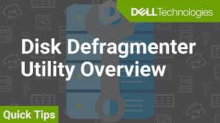 Disk Defragmenter Utility Overview QuickTips [upl. by Peri]