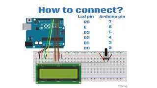 Arduino tutorial 1602 LCD display [upl. by Isahella634]