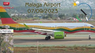 🔴 LIVE Malaga Airport  Flightradar24  ATC [upl. by Yahc]