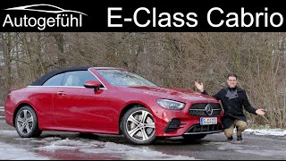 The dream convertible Mercedes EClass Cabriolet E450 FULL REVIEW 2021 A238 [upl. by Ailegave]