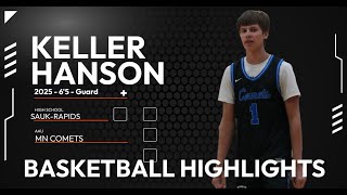 Keller Hanson AAU Basketball Highlights [upl. by Eelrefinnej]