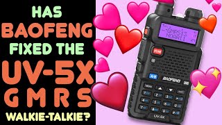 UPDATED Review Baofeng UV5X GMRS  Is the Baofeng UV5X Now The Best Inexpensive GMRS HT Radio [upl. by Tomi372]