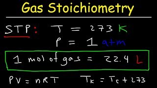 Gas Stoichiometry Problems [upl. by Liza303]