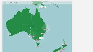 WR Australia and New Zealand Cities 4241 Seterra Geoguessr [upl. by Annalla533]